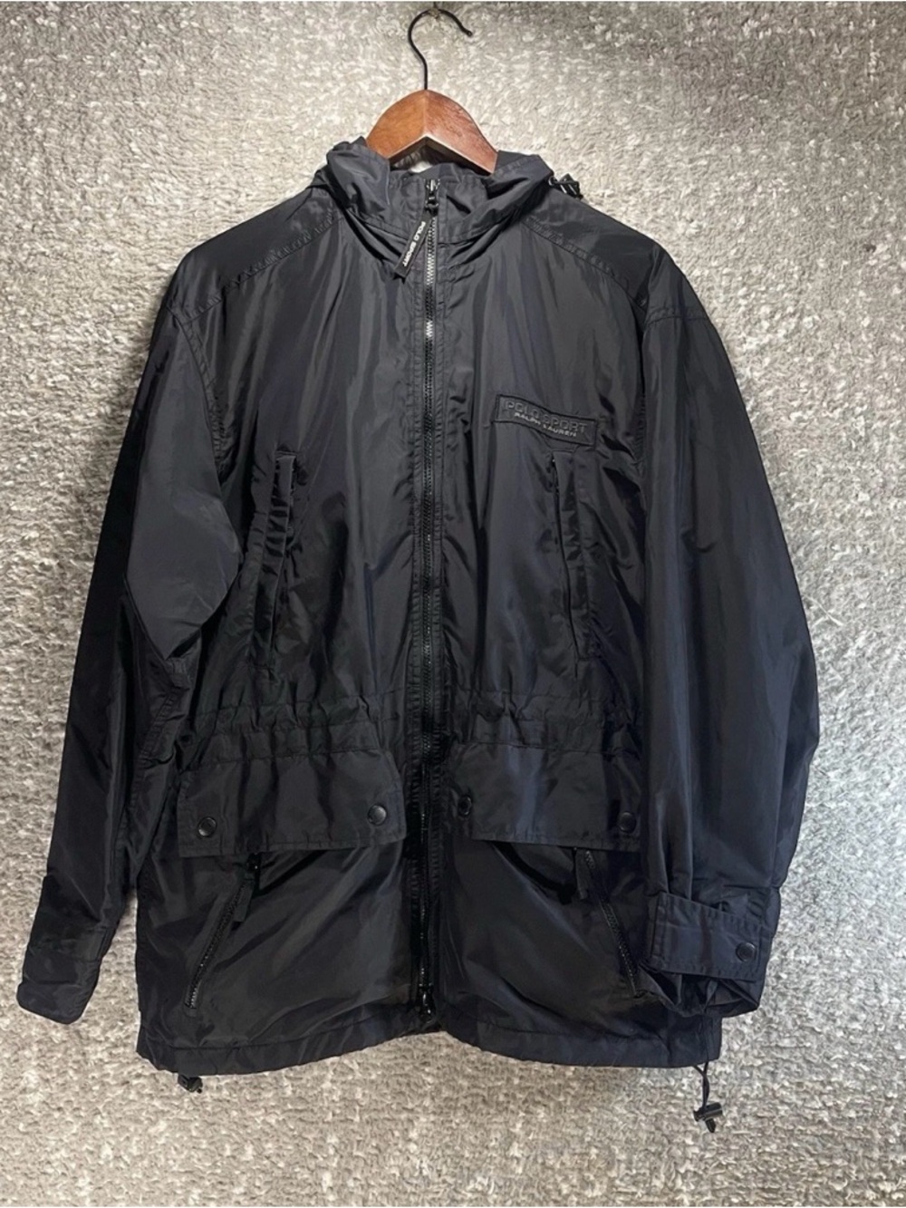 Ralph Lauren Sport Water Resistant‎ Nylon Safari Tactical Field Coat Lined S